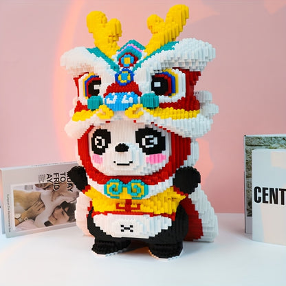 8600 pièces de blocs de construction à emboîtement de panda magnifique \u002F Parfait pour un cadeau de vacances pour et