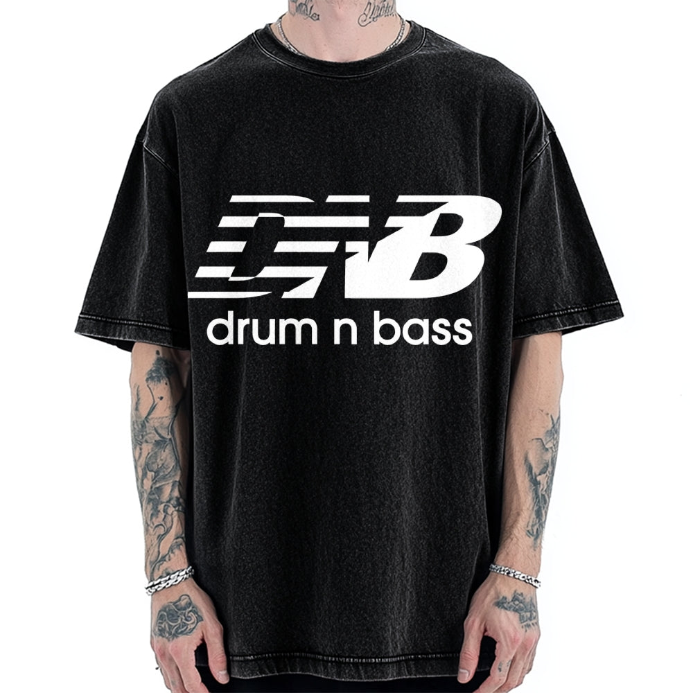 DNB (Drum N Bass) Vintage Washed T-shirt
