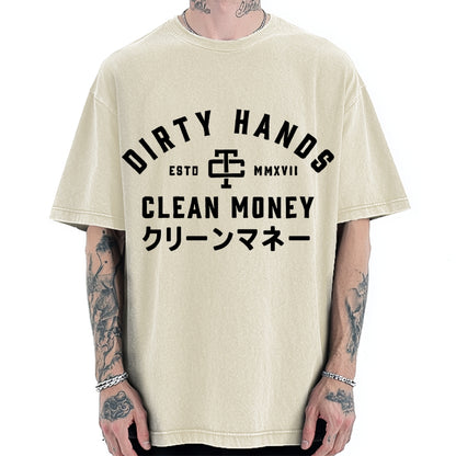 Compatible with Dirty Hands Clean Money Vintage Washed T-shirt