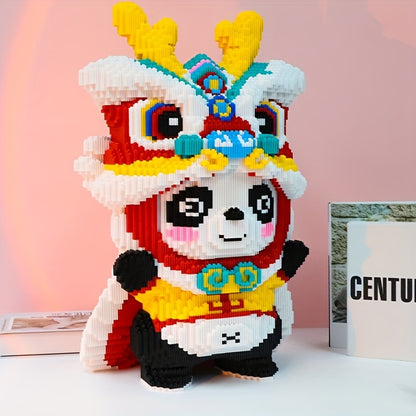 8600 pièces de blocs de construction à emboîtement de panda magnifique \u002F Parfait pour un cadeau de vacances pour et