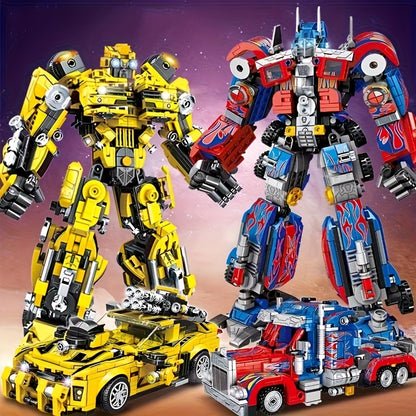 1300+ Pièces de Blocs de Construction ABS, Ensemble de Jouets de Construction, Kit de Construction de Modèle 2-en-1, Blocs de Construction Créatifs pour Adultes pour la Décoration de la Maison, Cadeaux Idéaux pour Noël, Halloween, Thanksgiving